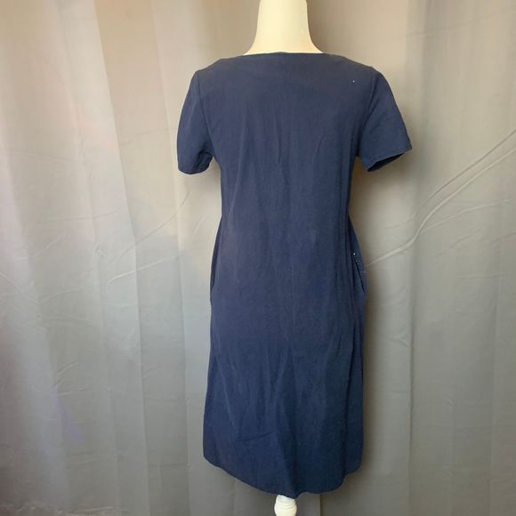 Embroidered Dress Blue Size 6 - Picture 2 of 4